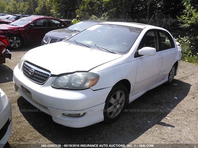 2T1BR32E87C712569 - 2007 TOYOTA COROLLA CE/LE/S WHITE photo 2