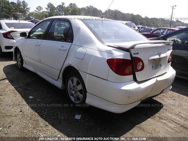 2T1BR32E87C712569 - 2007 TOYOTA COROLLA CE/LE/S WHITE photo 3