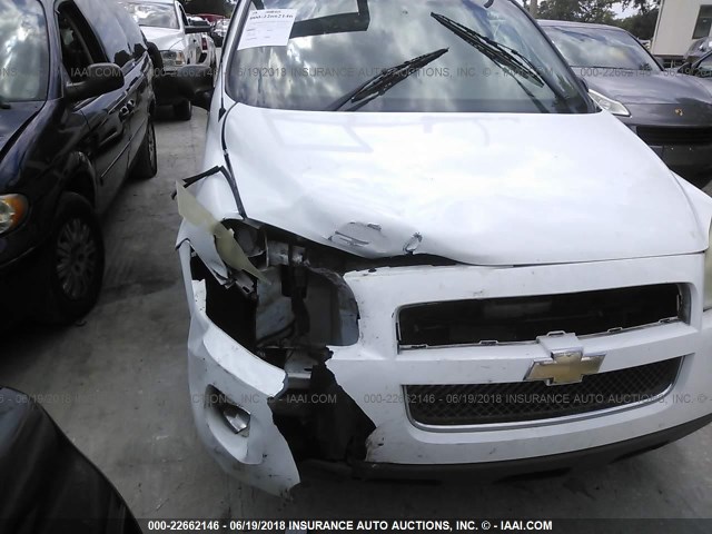 1GBDV13W77D207890 - 2007 CHEVROLET UPLANDER INCOMPLETE WHITE photo 6