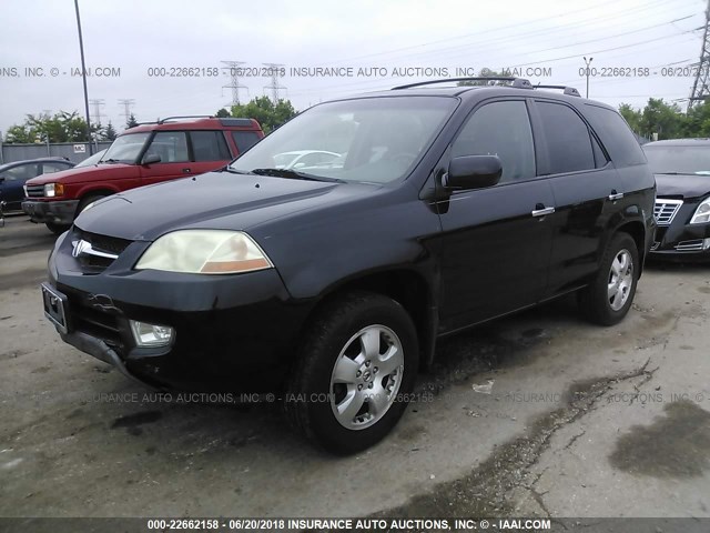 2HNYD18233H508671 - 2003 ACURA MDX BLACK photo 2