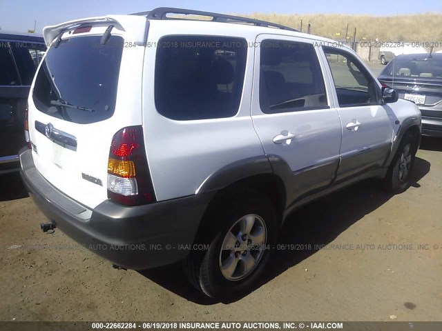 4F2CZ06123KM04252 - 2003 MAZDA TRIBUTE ES 白色 照片 4