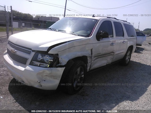 1GNFC16028R221659 - 2008 CHEVROLET SUBURBAN C1500  LS WHITE photo 2