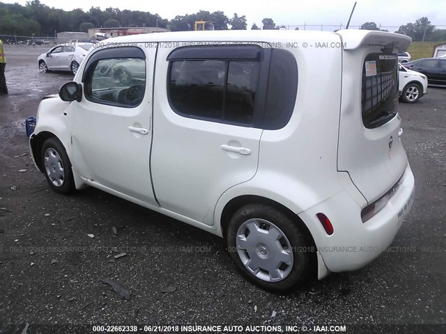 JN8AZ2KR6AT167064 - 2010 NISSAN CUBE S/SL/KROM WHITE photo 3