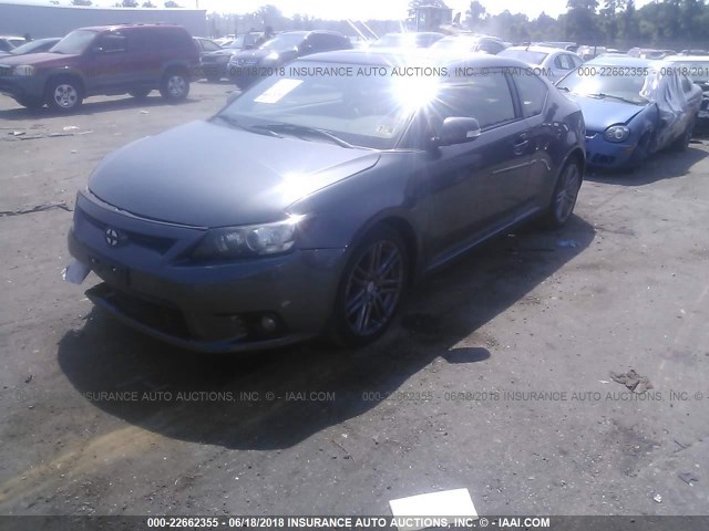 JTKJF5C72D3045155 - 2013 TOYOTA SCION TC 灰色 照片 2