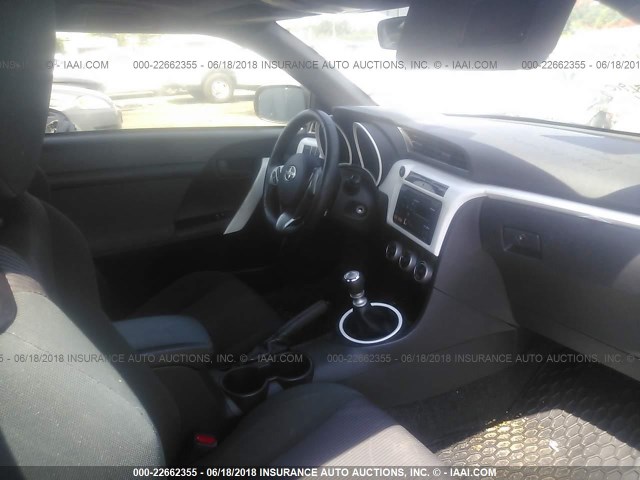 JTKJF5C72D3045155 - 2013 TOYOTA SCION TC 灰色 照片 5