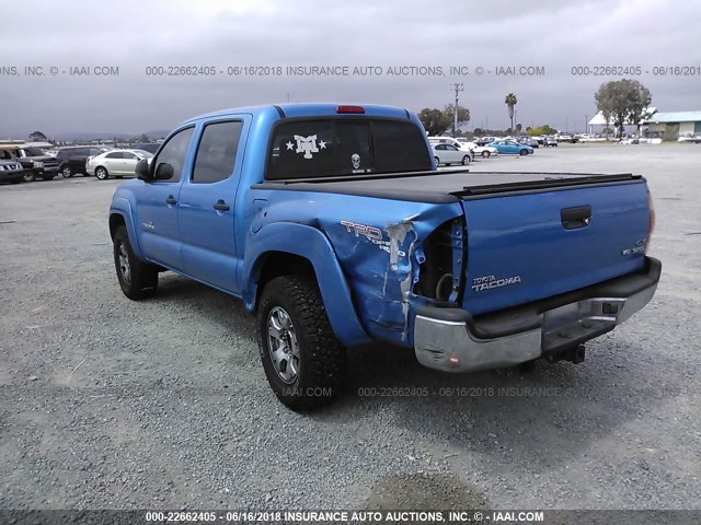 5TELU42NX6Z219753 - 2006 TOYOTA TACOMA DOUBLE CAB ლურჯი ფოტო 6