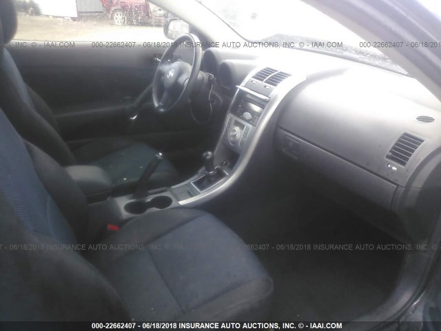 JTKDE177550013600 - 2005 TOYOTA SCION TC 黑色 照片 5