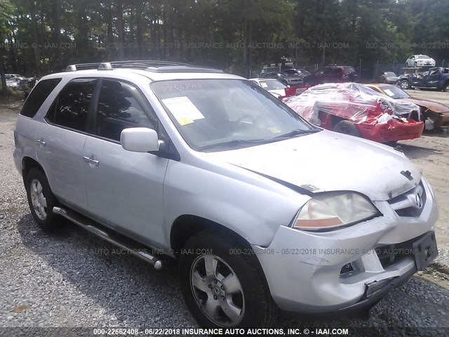 2HNYD18283H515518 - 2003 ACURA MDX SILVER photo 1