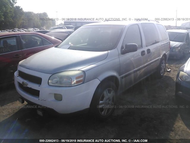 1GNDV23187D105995 - 2007 CHEVROLET UPLANDER LS SILVER photo 2