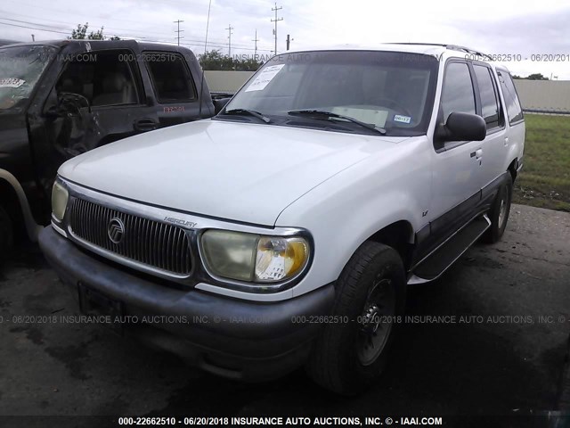 4M2ZU52PXWUJ08575 - 1998 MERCURY MOUNTAINEER  WHITE photo 2