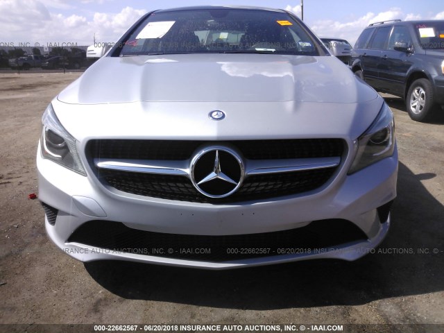 WDDSJ4EB8EN035828 - 2014 MERCEDES-BENZ CLA 250 SILVER photo 6