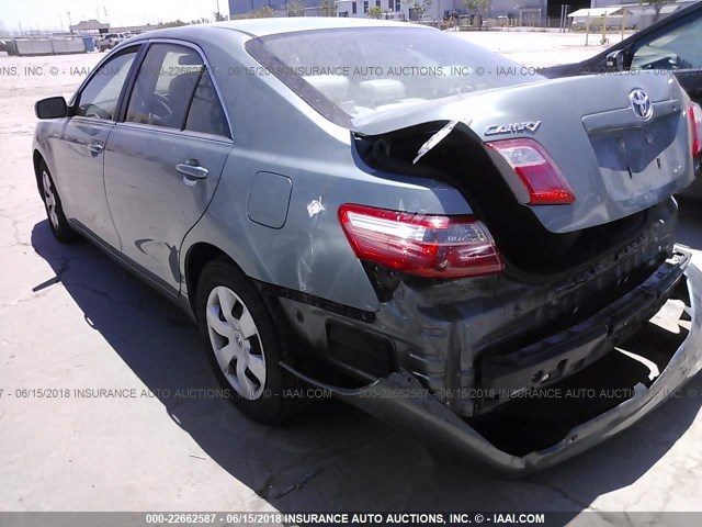 4T1BE46K17U678216 - 2007 TOYOTA CAMRY NEW GENERAT CE/LE/XLE/SE GREEN photo 3
