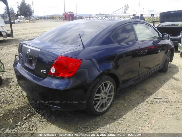JTKDE177X70203704 - 2007 TOYOTA SCION TC 蓝色 照片 4