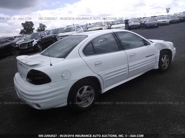 1G2NF52E1YC522404 - 2000 PONTIAC GRAND AM SE1 WHITE photo 4