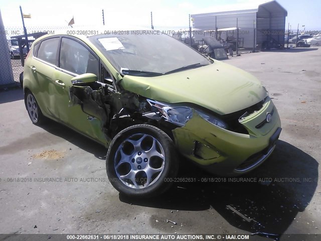 3FADP4FJ6BM104373 - 2011 FORD FIESTA SES GREEN photo 6