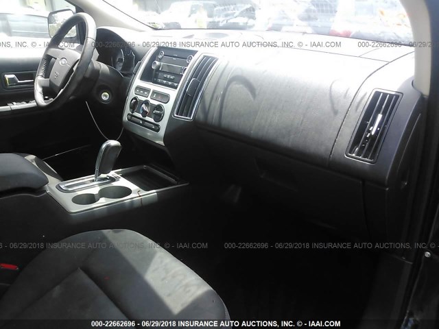 2FMDK38C79BA69710 - 2009 FORD EDGE SEL BLACK photo 5