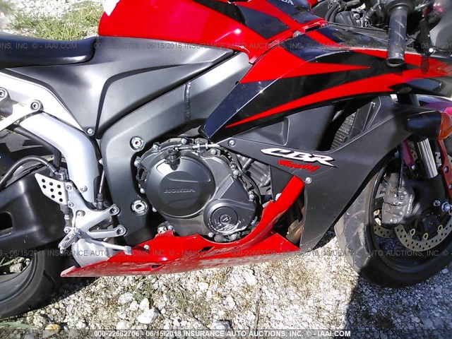 JH2PC40018M103498 - 2008 HONDA CBR600 RR RED photo 8