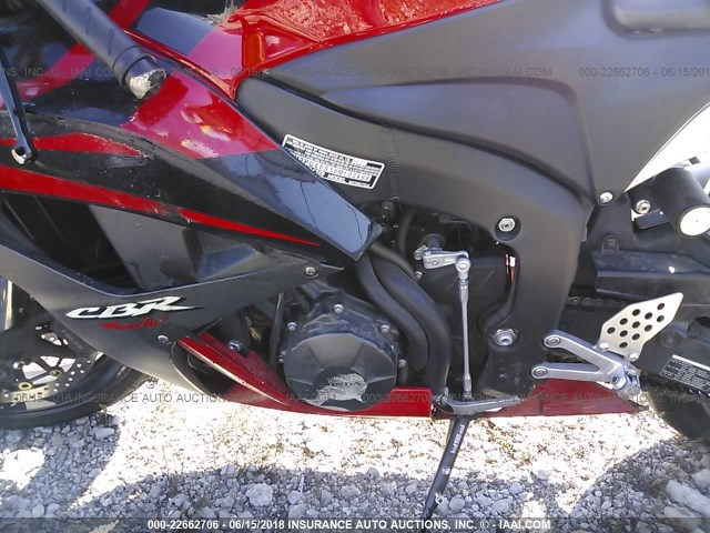 JH2PC40018M103498 - 2008 HONDA CBR600 RR RED photo 9