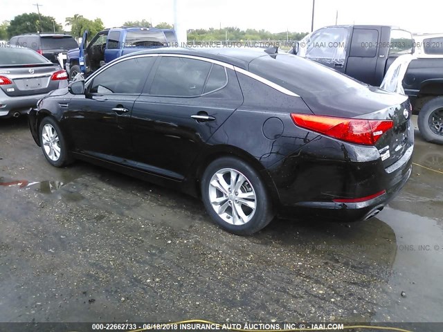 5XXGN4A78CG008630 - 2012 KIA OPTIMA EX BLACK photo 3