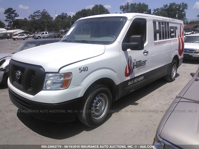 1N6BF0KL0FN802832 - 2015 NISSAN NV 1500/2500 WHITE photo 2