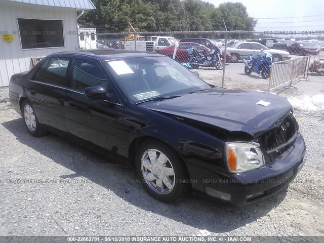 1G6KF57965U219492 - 2005 CADILLAC DEVILLE DTS BLACK photo 1