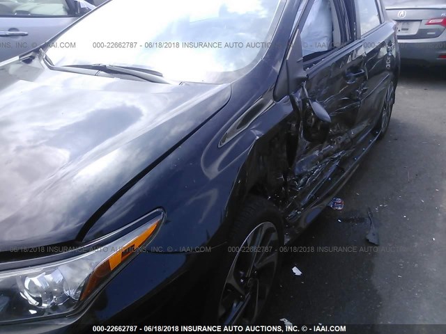 JTNKARJEXGJ509338 - 2016 TOYOTA SCION IM BLACK photo 6