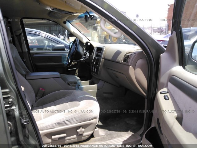 1FMZU73KX4UC11170 - 2004 FORD EXPLORER XLT/XLT SPORT/NBX 绿色 照片 5