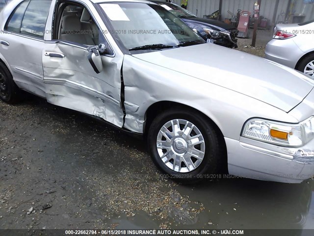 2MEFM74VX6X655465 - 2006 MERCURY GRAND MARQUIS GS BEIGE photo 6