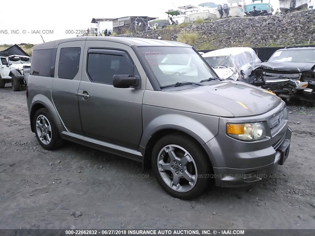 5J6YH18918L006818 - 2008 HONDA ELEMENT SC GRAY photo 1