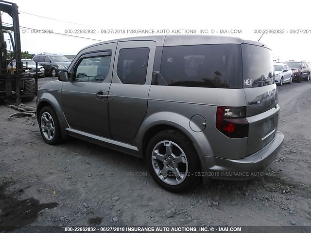 5J6YH18918L006818 - 2008 HONDA ELEMENT SC GRAY photo 3