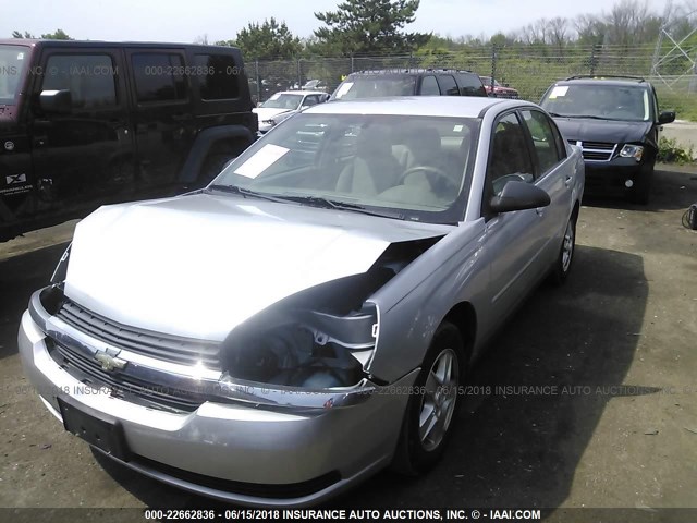 1G1ZT54815F337379 - 2005 CHEVROLET MALIBU LS 银色 照片 2