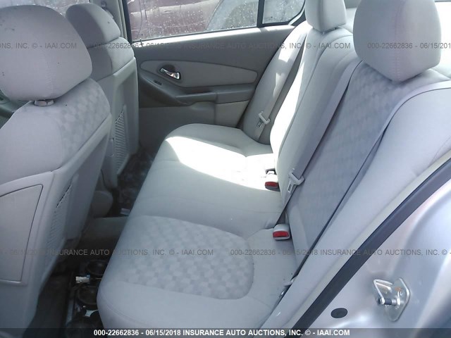 1G1ZT54815F337379 - 2005 CHEVROLET MALIBU LS 银色 照片 8