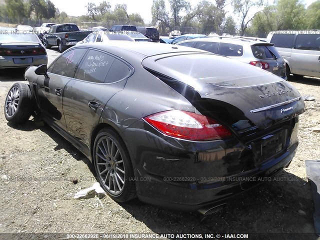 WP0AA2A71CL018437 - 2012 PORSCHE PANAMERA 2/4 BLACK photo 3