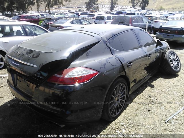 WP0AA2A71CL018437 - 2012 PORSCHE PANAMERA 2/4 BLACK photo 4