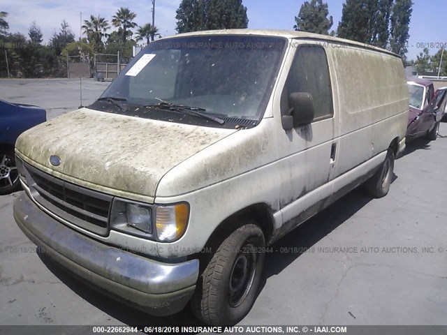 1FTEE14H0NHA96749 - 1992 FORD ECONOLINE E150 VAN WHITE photo 2