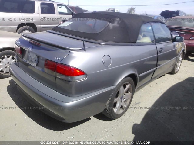 YS3DF78K337004059 - 2003 SAAB 9-3 SE GRAY photo 4