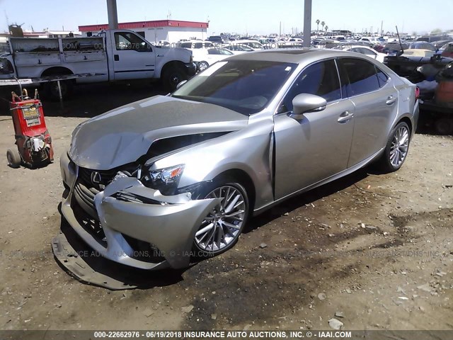 JTHBA1D24G5010839 - 2016 LEXUS IS 200T GRAY photo 2