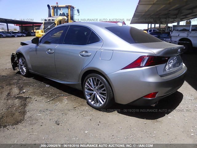 JTHBA1D24G5010839 - 2016 LEXUS IS 200T GRAY photo 3