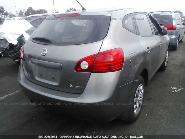 JN8AS58V79W171029 - 2009 NISSAN ROGUE S/SL GRAY photo 4