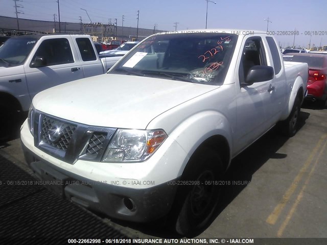 1N6BD0CT2FN722727 - 2015 NISSAN FRONTIER S/SV WHITE photo 2