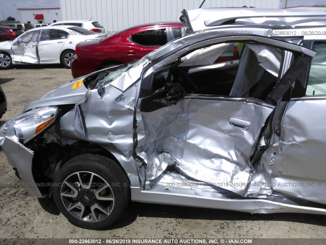 KL8CF6S97DC557933 - 2013 CHEVROLET SPARK 2LT SILVER photo 6