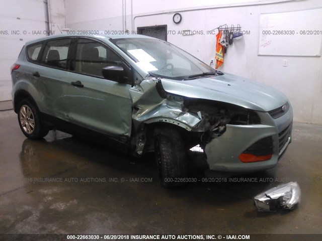 1FMCU0F74DUC46940 - 2013 FORD ESCAPE S BLUE photo 1