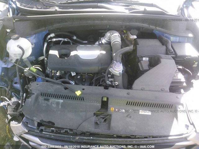 KM8J3CA24JU618313 - 2018 HYUNDAI TUCSON LIMITED/SPORT AND ECO/SE BLUE photo 10