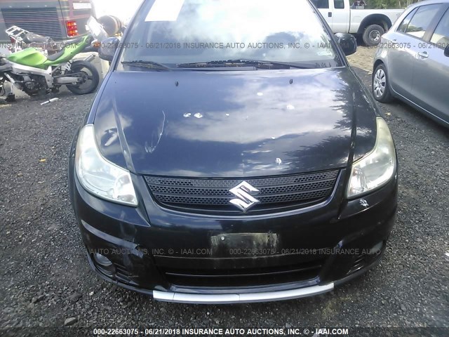 JS2YB417085104461 - 2008 SUZUKI SX4 TOURING BLACK photo 6