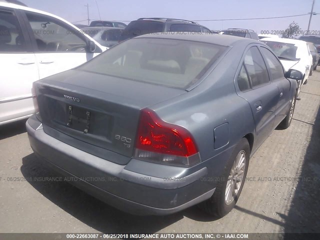 YV1RS53D412042295 - 2001 VOLVO S60 T5 GRAY photo 4