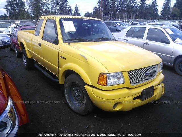 1FTYR14UX2PA87928 - 2002 FORD RANGER SUPER CAB YELLOW photo 1