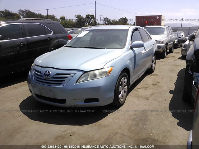 4T4BE46K99R121059 - 2009 TOYOTA CAMRY SE/LE/XLE Light Blue photo 2