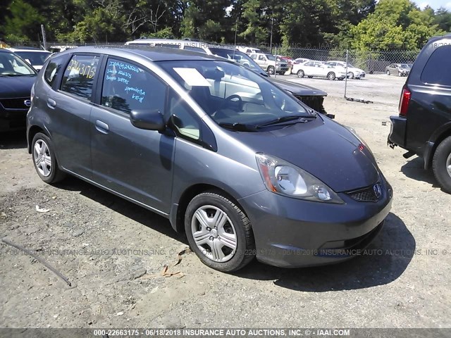 LUCGE8H5XD3001512 - 2013 HONDA FIT LX GRAY photo 1