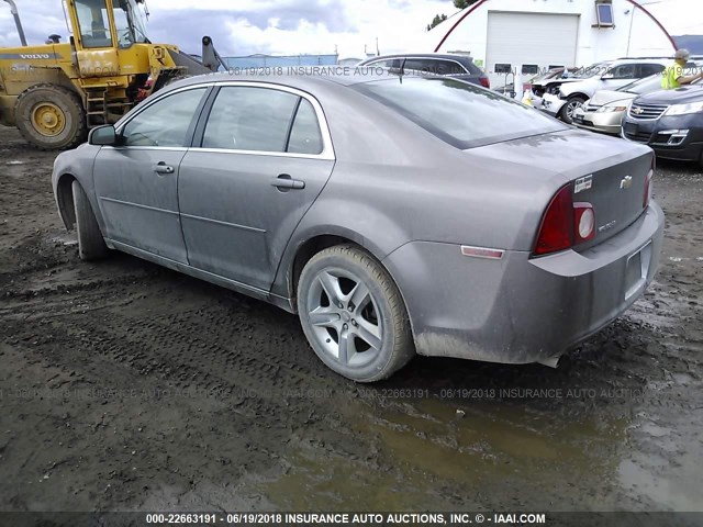 1G1ZC5EB4AF138511 - 2010 CHEVROLET MALIBU 1LT Pewter photo 3