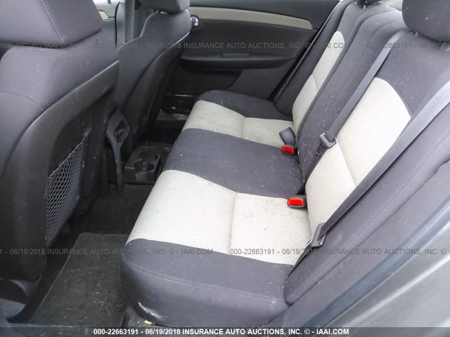 1G1ZC5EB4AF138511 - 2010 CHEVROLET MALIBU 1LT Pewter photo 8